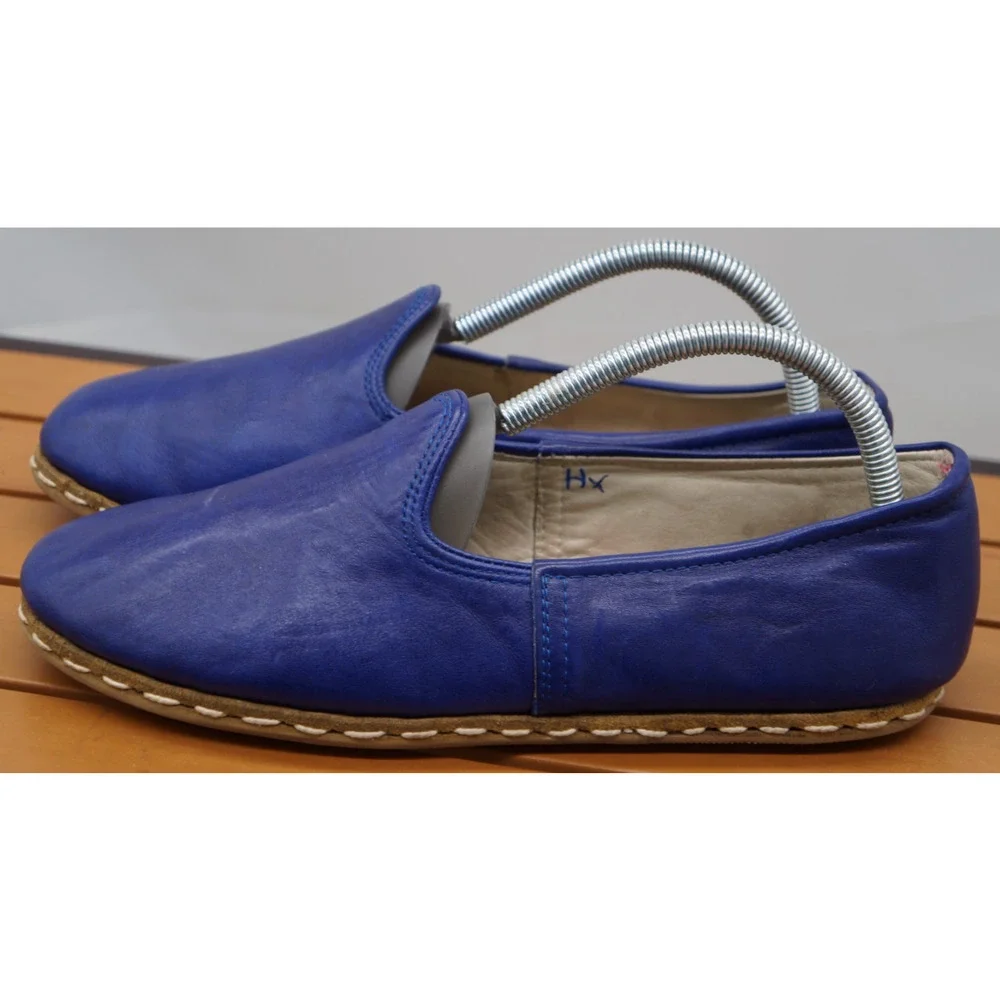 Sabah Loafer Size 40/ 8.5 leather Slip On Shoes Turkey Handmade